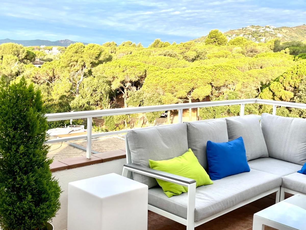 Appartamento Modern Penthouse With Big Terrace Platja d'Aro Esterno foto