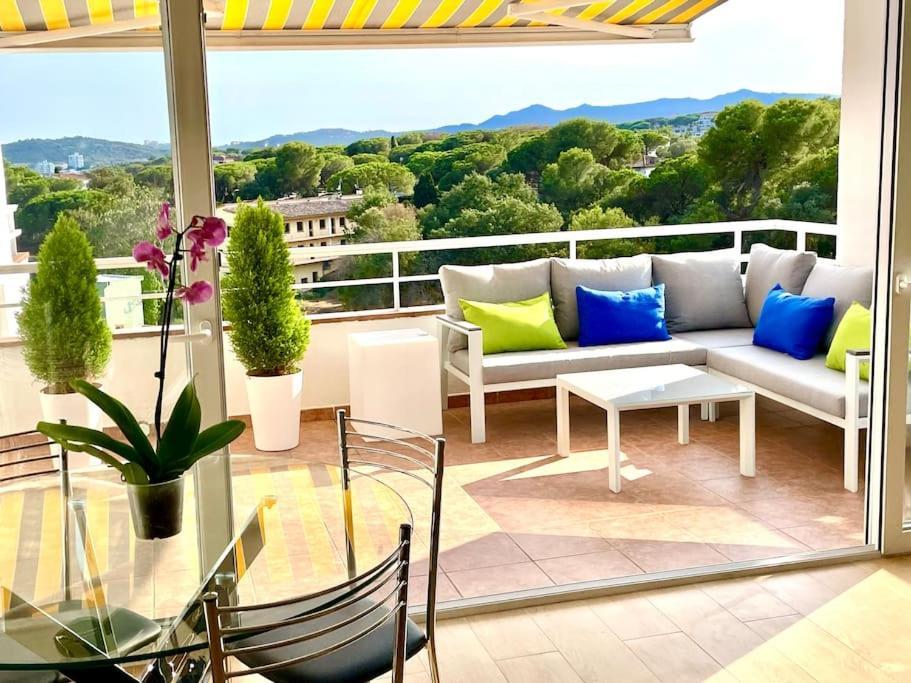 Appartamento Modern Penthouse With Big Terrace Platja d'Aro Esterno foto